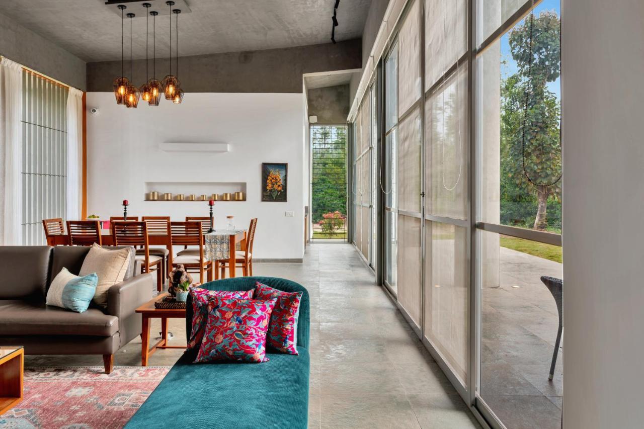 Saffronstays Cafella- A 3-Bdr Elliptical-Roof Villa In Chikmagalur Mudigere Esterno foto